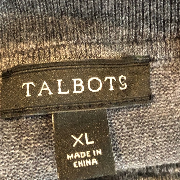 NWOT TALBOTS sXL gray turtleneck sweater Cotton/modal bld feels silky on skin! - Picture 3 of 4